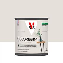Peinture intérieure Colorissim® Gris Perle Satiné 0,5L - V33