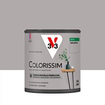 Peinture intérieure Colorissim® Gris Béton Satiné 0,5L - V33