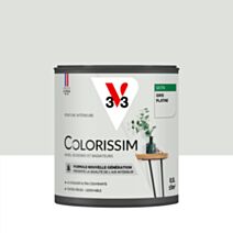Peinture intérieure Colorissim® Gris Platine Satiné 0,5L - V33
