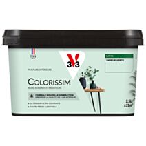 Peinture colorissim 2,5 l satin vert vapeur