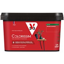 Peinture colorissim 2,5 l satin rouge caprice