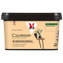 Peinture colorissim 2,5 l satin vapeur de peche