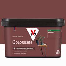 Peinture intérieure Colorissim® Amarante Satiné 2,5L - V33