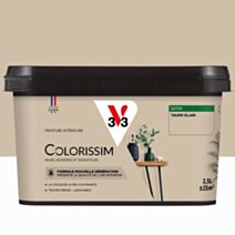 Peinture intérieure Colorissim® Taupe Clair Satiné 2,5L - V33