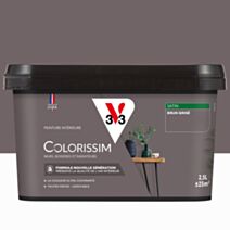Peinture colorissim 2,5 l satin brun grisé