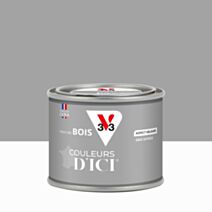 Peinture Bois Couleurs D’Ici® Gris Soyeux 125ml - V33