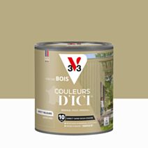 Peinture Bois Couleurs D’Ici® Jaune Kaki 0,5L - V33