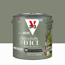Peinture Bois Couleurs D’Ici® Kaki Grisé 2L - V33