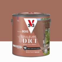 Peinture Bois Couleurs D’Ici® Terre Cuite 2L - V33