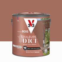 Peinture Bois Couleurs D’Ici® Terre Cuite 2L - V33