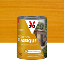 Lasure Protection Classique chêne clair Satin 0,75L - V33