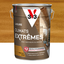 Lasure Climats Extrêmes ® 12ans chêne doré Satin 5L - V33