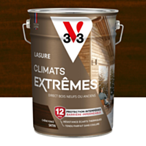 Lasure Climats Extrêmes ® 12ans chêne foncé Satin 5L - V33