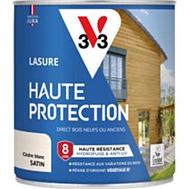 Lasure Haute Protection cèdre blanc Satin 0,75L - V33