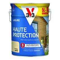 Lasure haute protection 5 l incolore  + 1 l offert