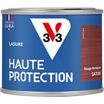 Lasure Haute Protection rouge basque Satin 125 ml - V33