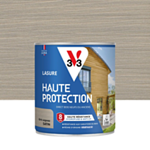 Lasure Haute Protection gris argenté Satin 0,75L - V33