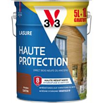 Lasure haute protection 5 l acajou
+ 1 l offert