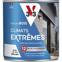 Peinture bois CE gris agate satin 0,5L - V33