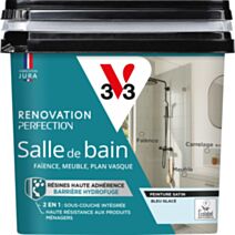 Peinture rénovation perfection salle de bain bleu glacé satin 0,75L - V33