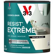Peinture Cuisine & Bain Resist Extrême lin velours 0,5L - V33