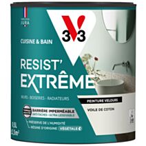 Peinture Cuisine & Bain Resist Extrême voile de coton velours 0,5L - V33