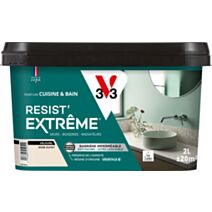 Peinture Cuisine & Bain Resist Extrême rose duvet velours 2L - V33