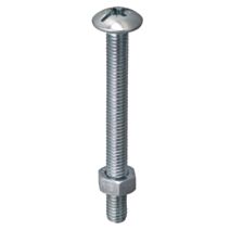 Boulon poelier acier zingué diam4x20 x20