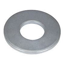Rondelle plate moyenne acier zingué diam10 x50