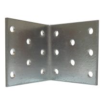 Equerre multitrou acier galvanisé 40x40x20x2 x100