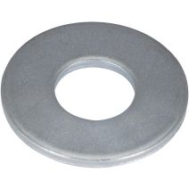 Rondelle plate large acier zingué diam16 x40