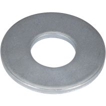 Rondelle plate large acier zingué diam4 x16