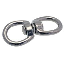 Touret double pivotant acier nickele 16mm