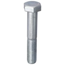Boulon hexagonal classe 8.8 acier zingué ø14x100 x3
