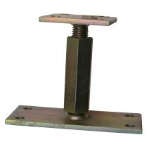 Support de poteau réglable acier bichromaté 6