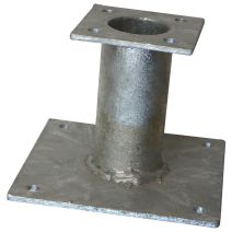Support de poteau fixe galva à chaud 4
