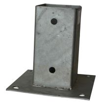 Support poteau enveloppant à visser 91x91x150x2