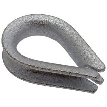 Cosse coeur acier galvanisé d 5.0mm