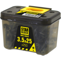 Vis bois starblock torx 3.5 x 25 (étui de 250)
