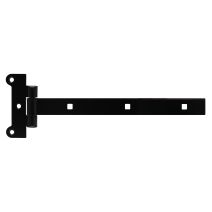 Penture festonnée longueur 600x30 acier noir