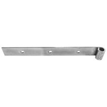 Penture droite bout carré d14 long 300x35 zingue