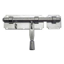 Verrou barriere porte cadenas diamètre 18 zingue
