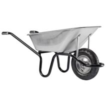 Brouette Aktiv Excellium Galva Roue Gonflée 120L Gris - HAEMMERLIN