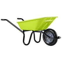 Brouette Sunny Roue Gonflée 100L Anis - HAEMMERLIN