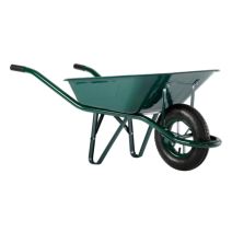 Brouette Prems Verte Roue Gonflée 90L Vert - HAEMMERLIN