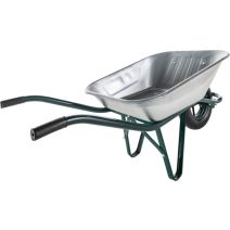 Brouette Prems Galva Roue Gonflée 90L Gris - HAEMMERLIN