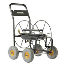 Dévidoir 4 roues 110m gris - HAEMMERLIN SAS