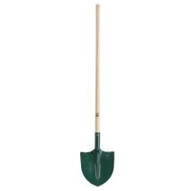 Pelle de terrassement ronde acier trempé 29 cm emmanchée - LEBORGNE
