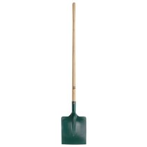 Pelle carrée tôle 25 cm manche bois 110cm