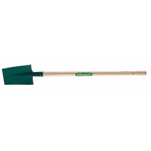Bêche dame à rebord 24cm manche bois pomme - LEBORGNE